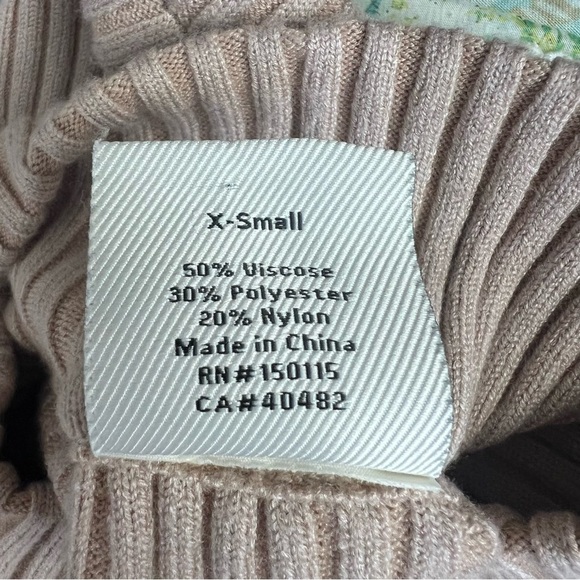 Varley Mayfair Mock Neck Sweater Cement Tan - Picture 9 of 11